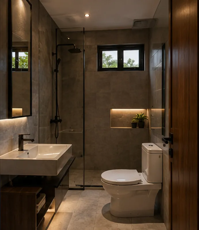Interior Rumah Tropis Hangat